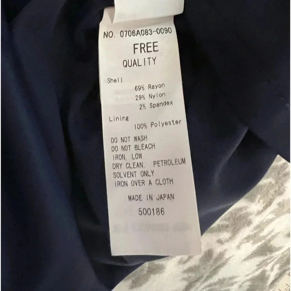 Moussy Short tunic dress quarter sleeve round neck made in Japan - Picture 7 of 8